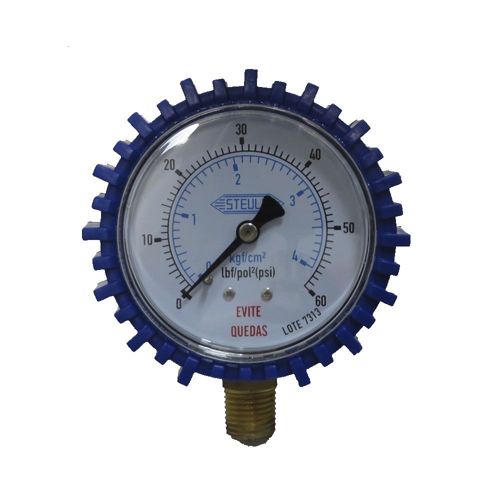 Manômetro Para Calibrador De Pneus Steula - 60psi